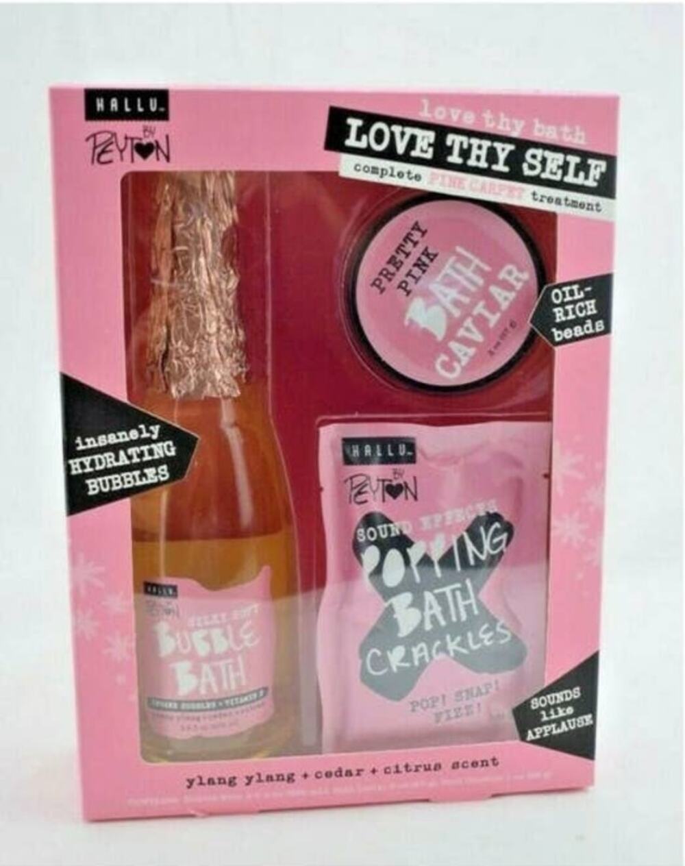 Hallu by Peyton "Love Thy Self" Bubble Bath Gift Set